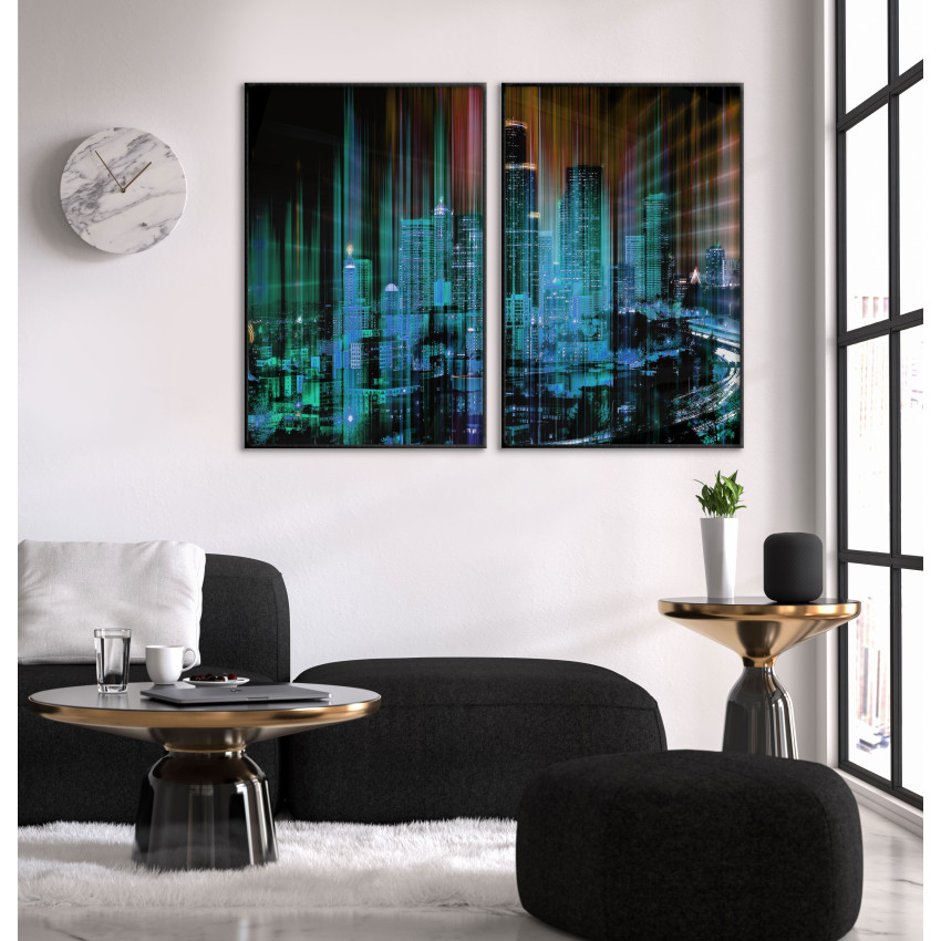 Abstract Skyline - Two Piece Poster