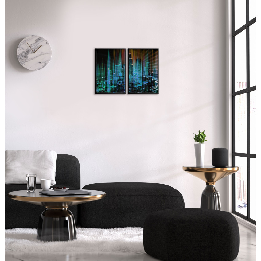 Abstract Skyline - Two Piece Poster