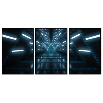 Abstract triangle -50x70cm x 3 posters
