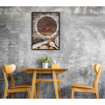 Mj&ouml;l & bakning 50x70cm modern k&ouml;kstavla