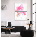 Balloons - Poster in Two Pieces