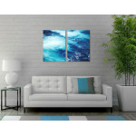 Beautiful Turquoise Ocean Waves - Two Piece Poster