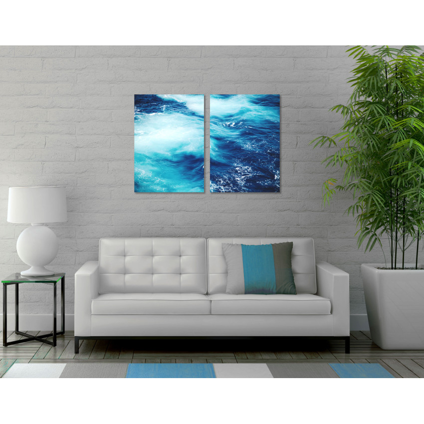 Beautiful Turquoise Ocean Waves - Two Piece Poster