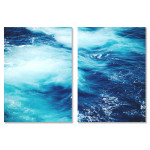 Beautiful Turquoise Ocean Waves - Two Piece Poster