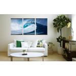 Big Blue Waves - Poster in Three Pieces