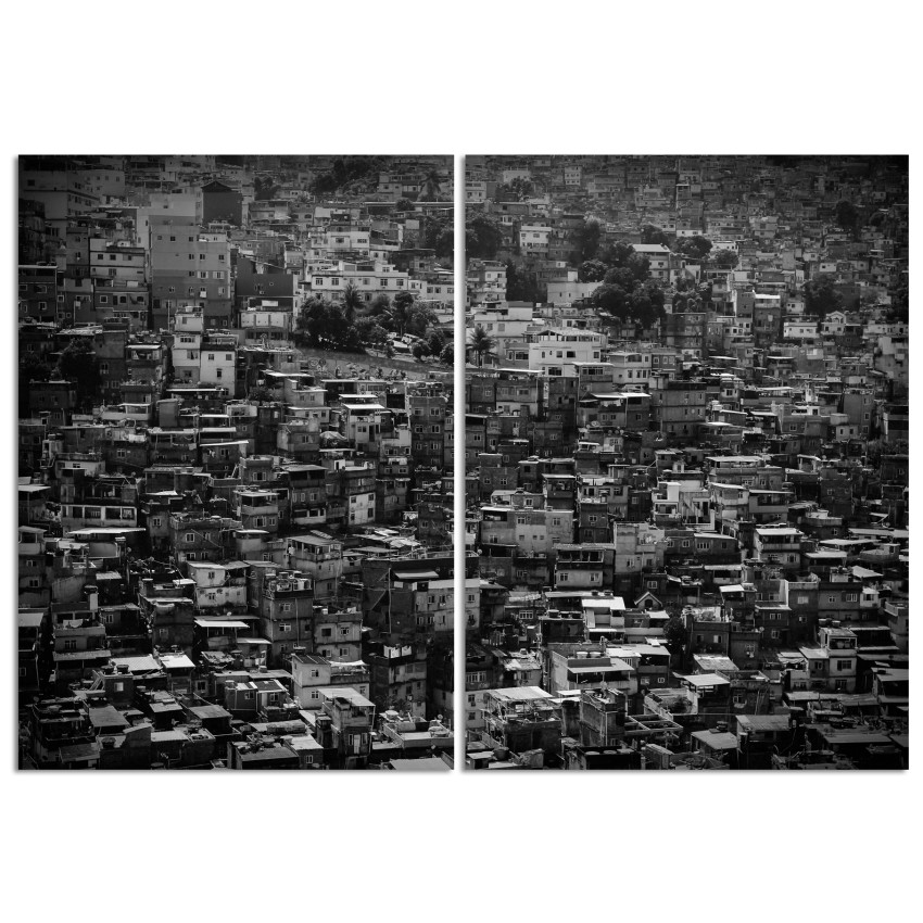 Big City Small Houses - Two Piece Poster