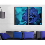Blue Rose - Two Piece Poster