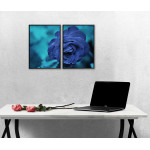 Blue Rose - Two Piece Poster