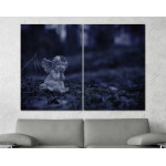 Broken little Angel in the Woods - 2-piece Poster