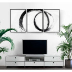 Circles minimal art 50x70cm x 3 posters