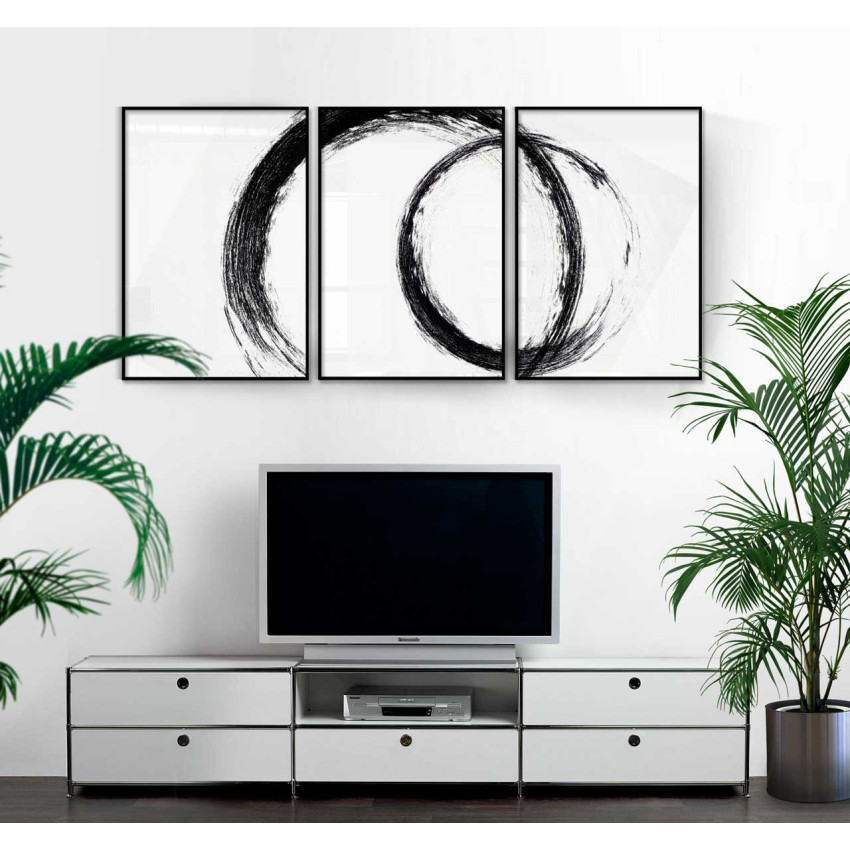 Circles minimal art 50x70cm x 3 posters