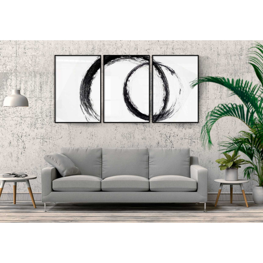 Circles minimal art 50x70cm x 3 posters