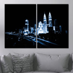 City Lights - Poster in Two Pieces