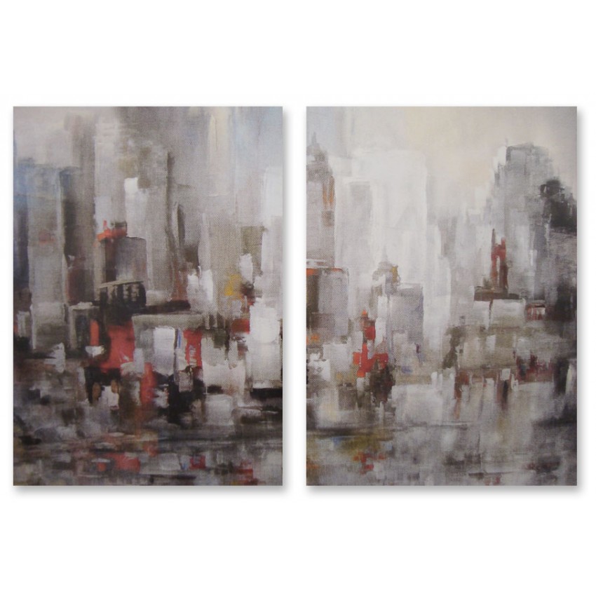 City Painting - Poster in Two Pieces