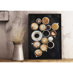 Coffee with love - Simple kitchen poster