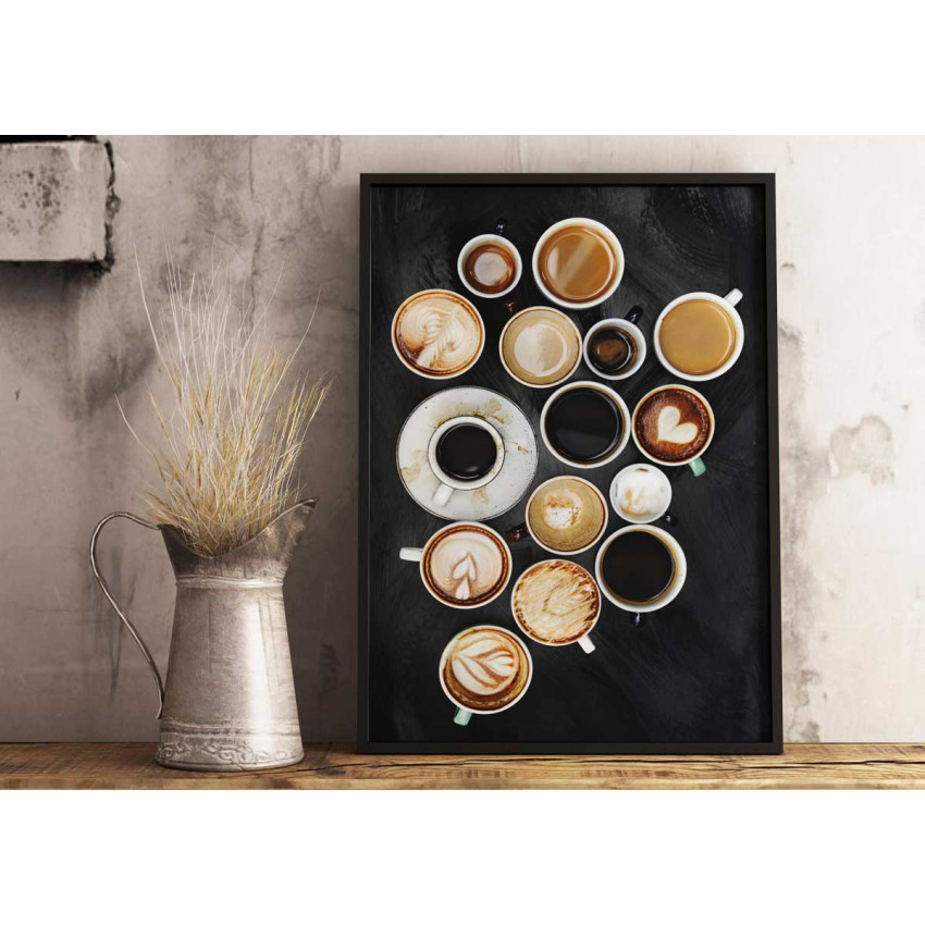 Coffee with love - Simple kitchen poster
