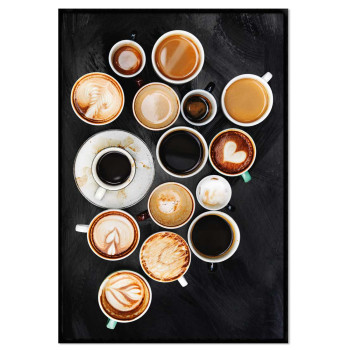 Coffee with love - Simple kitchen poster