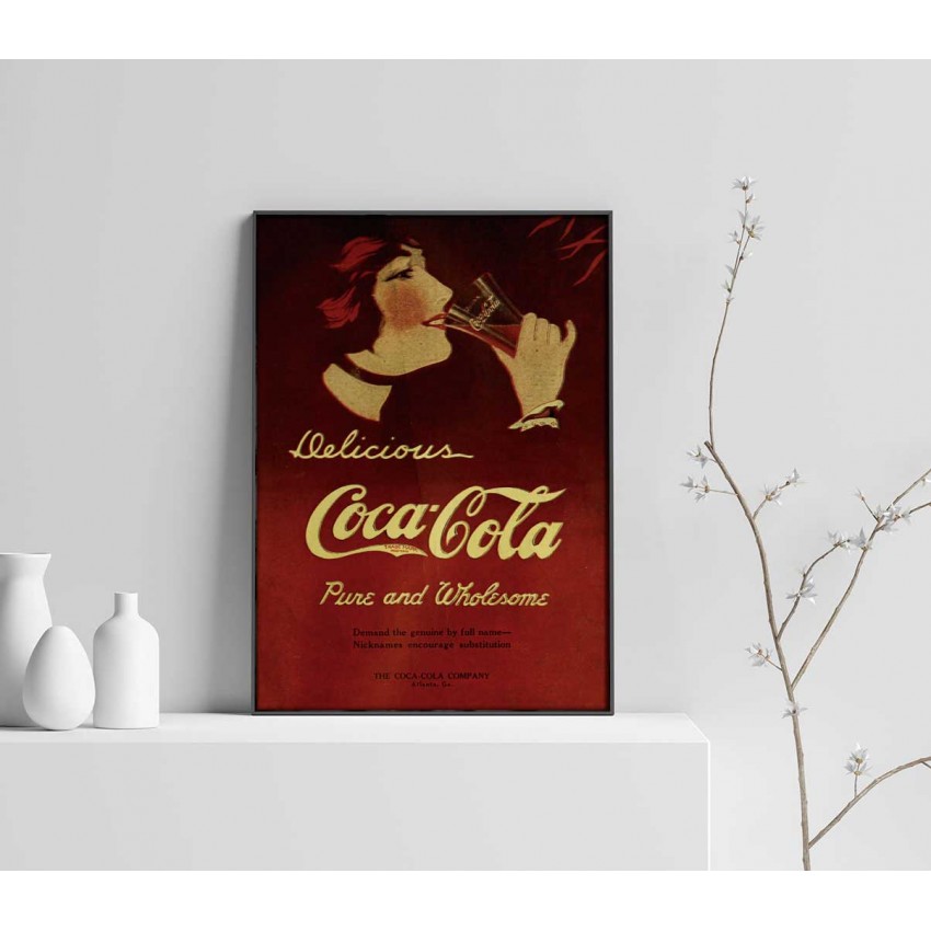 Coke - Retro Poster Coke - Retro Poster