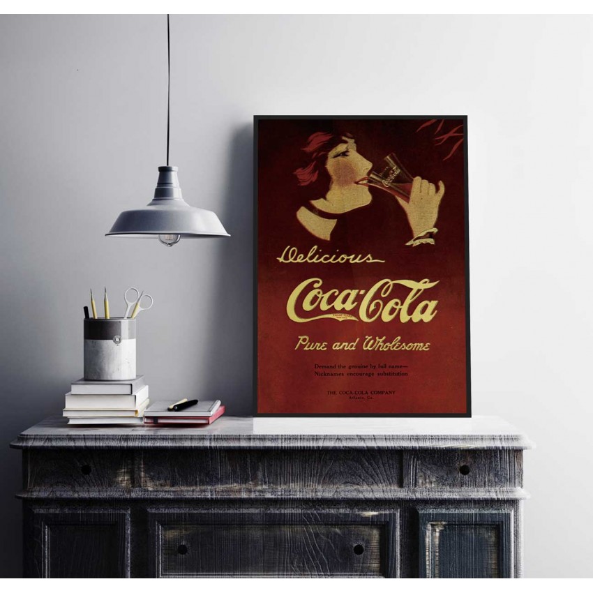 Coke - Retro Poster Coke - Retro Poster