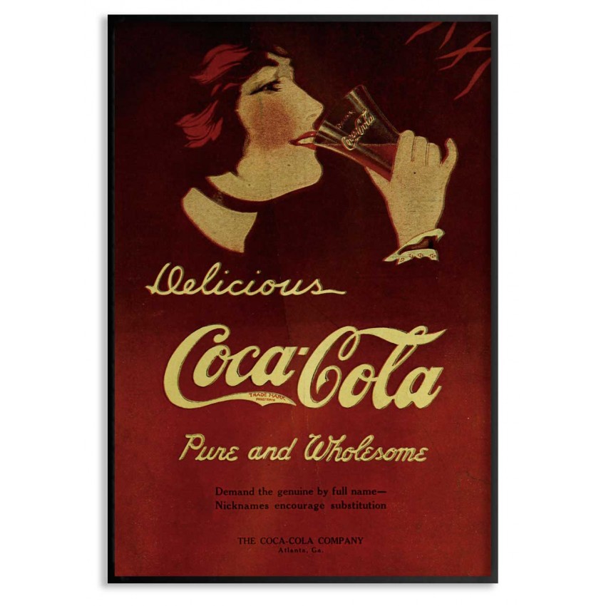 Coke - Retro Poster Coke - Retro Poster