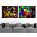 Färgglada ringar - Poster i två delar Färgglada ringar - Poster i två delar