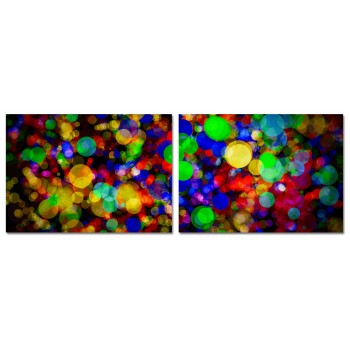 Färgglada ringar - Poster i två delar Färgglada ringar - Poster i två delar