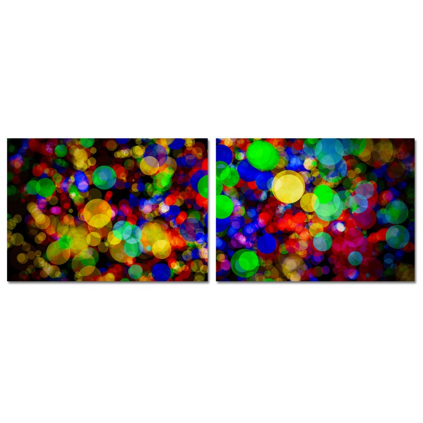 Färgglada ringar - Poster i två delar Färgglada ringar - Poster i två delar