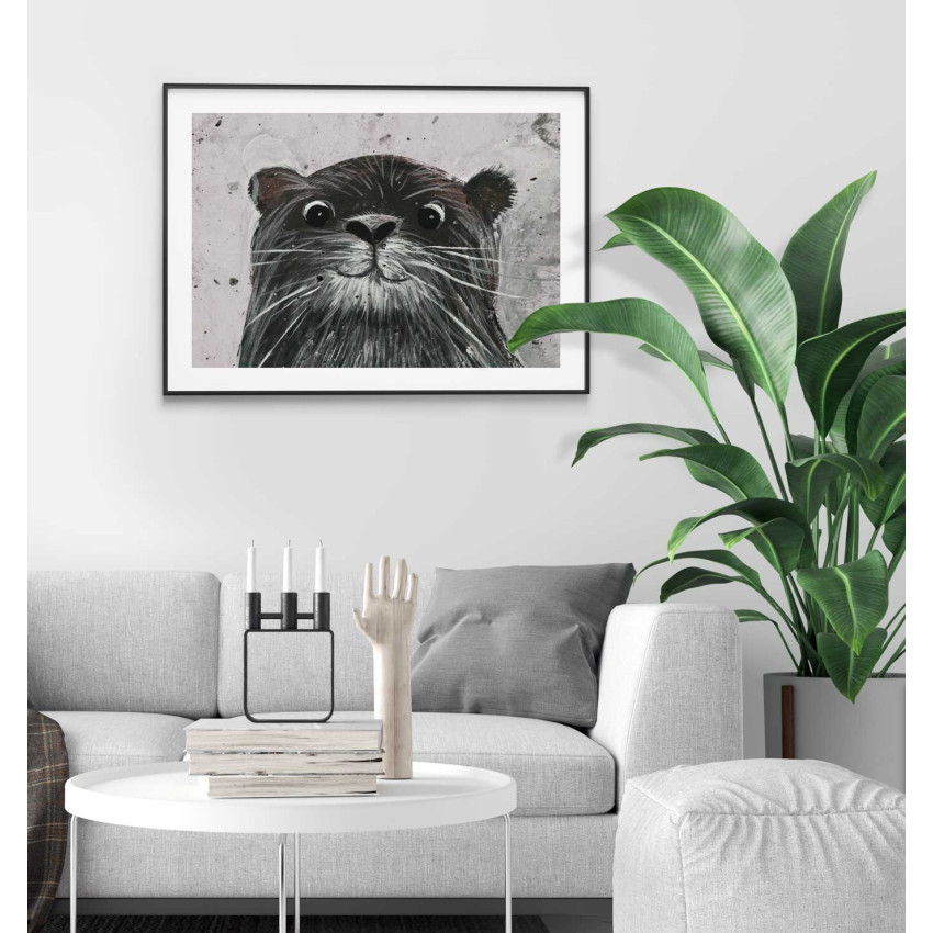 Cute otter - 50x70cm Kids room poster