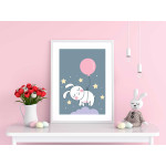 Cute rabbit - Kids poster