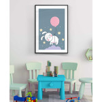 Cute rabbit - Kids poster