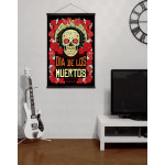 Dia De Suger Skull and Flowers - Big Poster