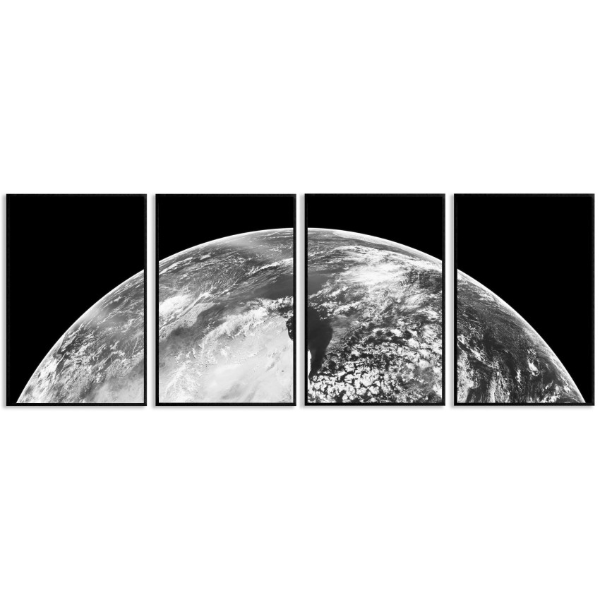 Earth from space 50x70cm x 4 Panorama Posters