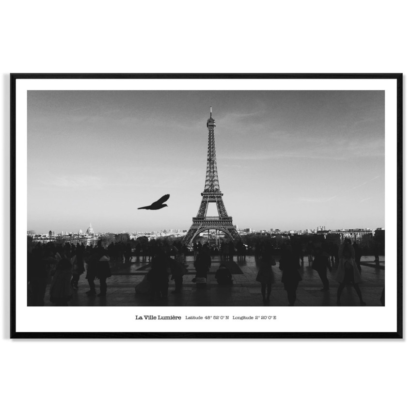 Eiffel Tower in Paris - Simple Poster