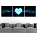 Electric Heart - Poster in Three Pieces