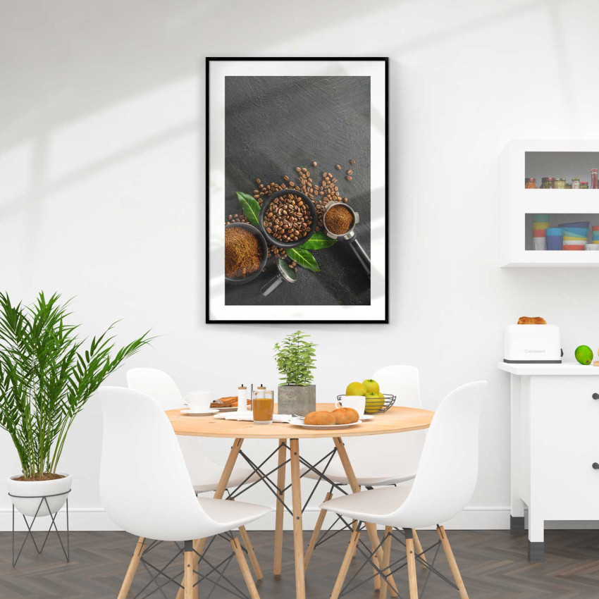 Elegant coffee 50x70cm kitchen poster