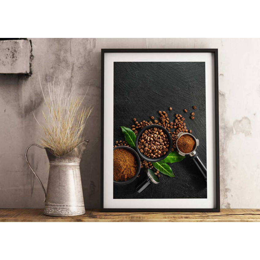 Elegant coffee 50x70cm kitchen poster