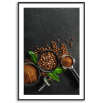 Elegant coffee 50x70cm kitchen poster