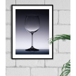 Empty Wine Glass - Simple Poster