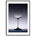 Empty Wine Glass - Simple Poster