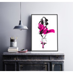 Fashion Modell Catwalk - Poster