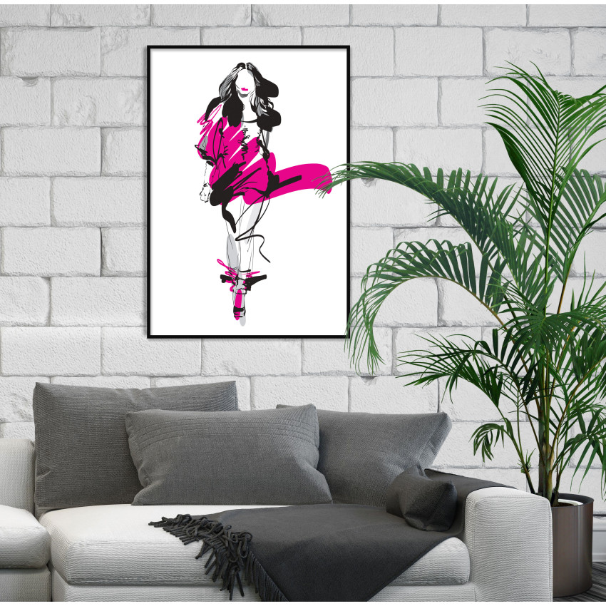 Fashion Modell Catwalk - Poster