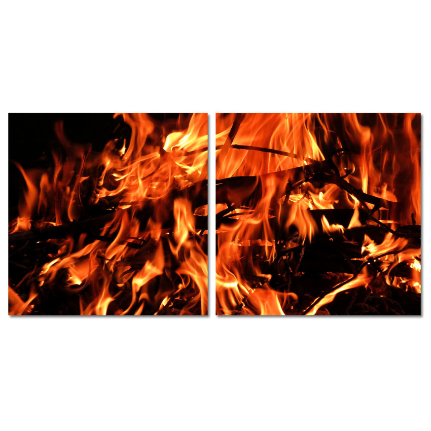 Fire - Poster in Two Pieces