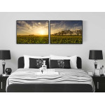 Flowers as Far as it Goes Retro - Two Piece Poster