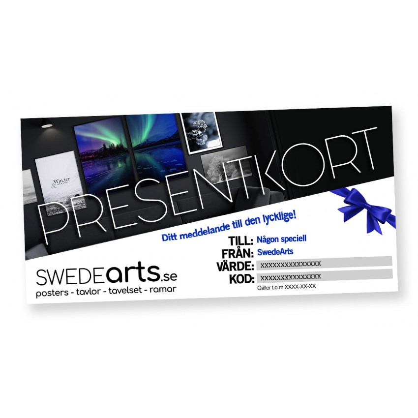Presentkort från Swedearts