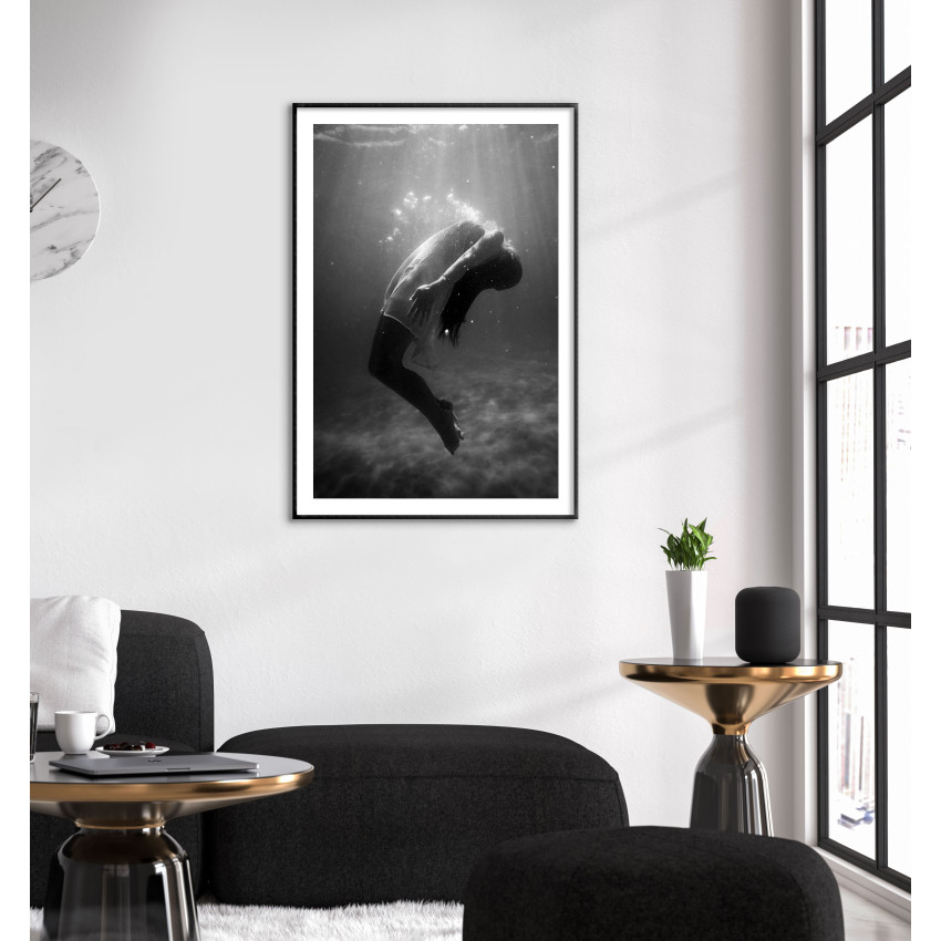 Girl Under Water 50x70cm poster
