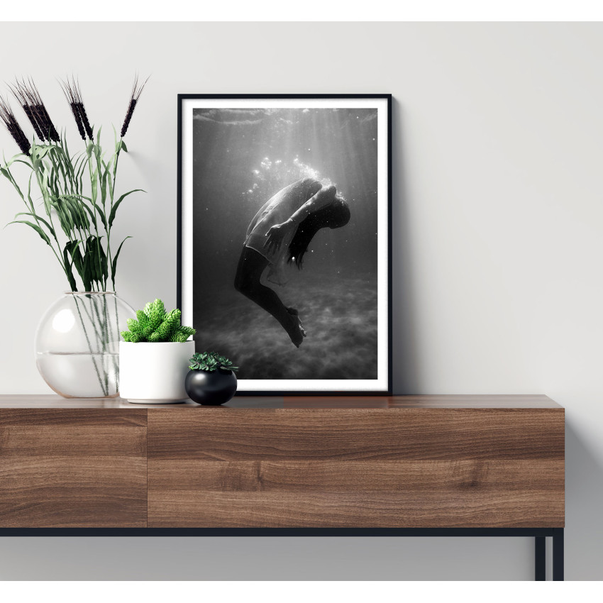 Girl Under Water 50x70cm poster