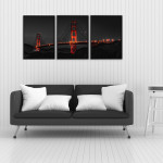 Golden Gate Bridge - Poster in Three Pieces