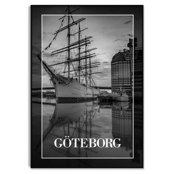 Gothenburg - Black and White Poster