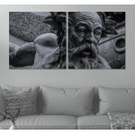 Greek Mythology Statue - Poster in Two Pieces