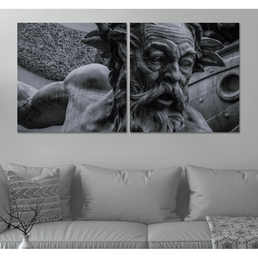 Greek Mythology Statue - Poster in Two Pieces